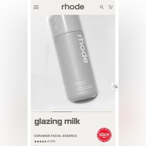 RHODE Glazing Milk NWT